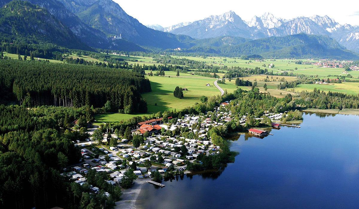Bannwaldsee Beieren - Schwangau visuel 1/4 Bannwaldsee Beieren - Schwangau visuel 1/4