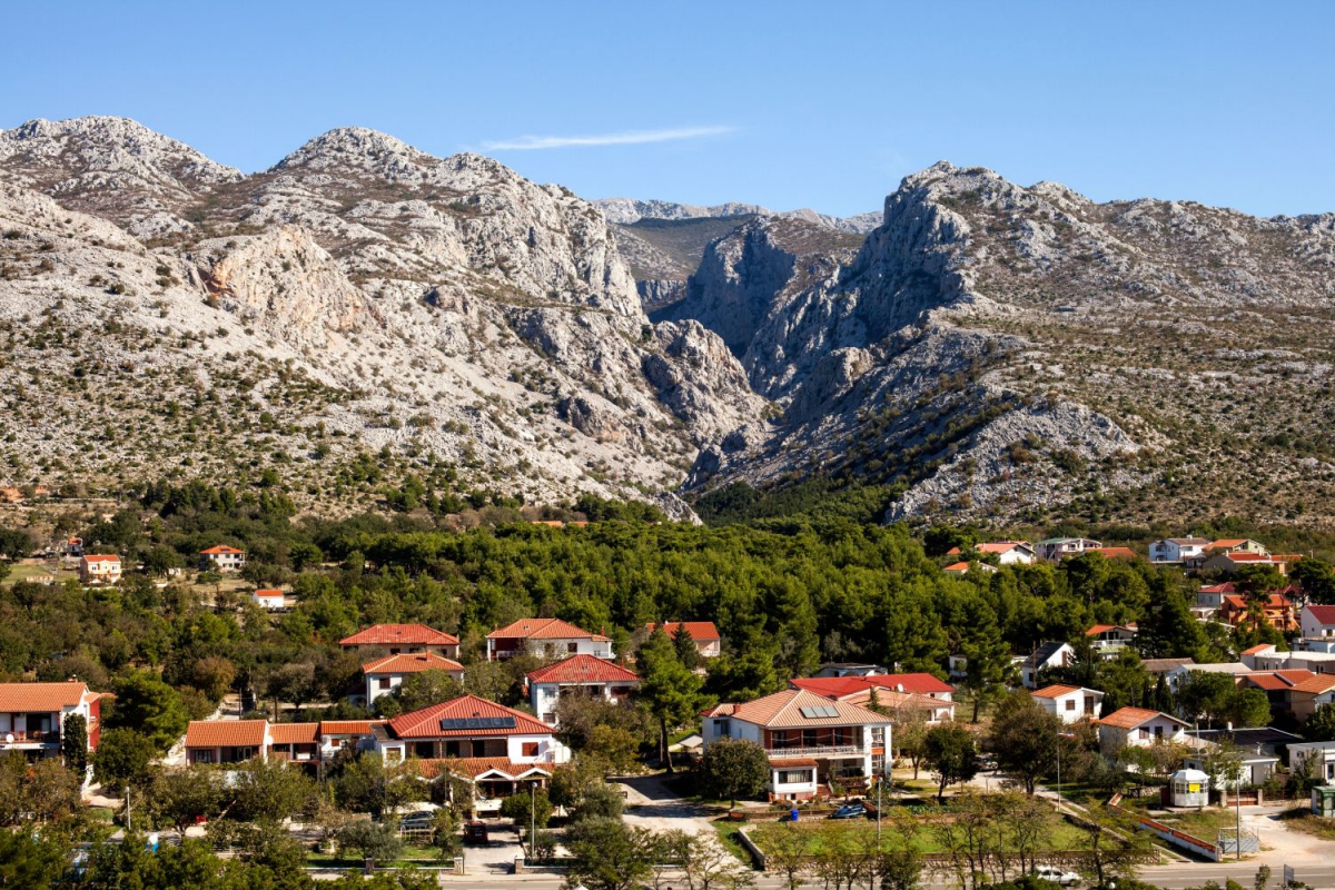 Paklenica Dalmatië - Starigrad visuel 4/10 Paklenica Dalmatië - Starigrad visuel 4/10