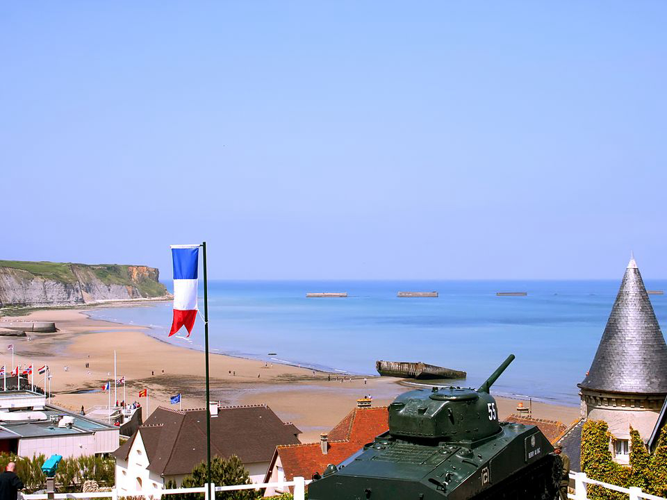 Omaha-beach Laag-Normandië - Vierville-sur-Mer visuel 9/13 Omaha-beach Laag-Normandië - Vierville-sur-Mer visuel 9/13