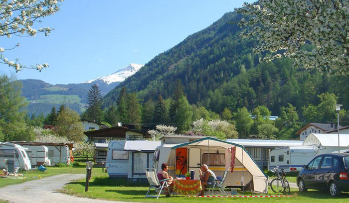 Camping Dreiländereck - Ried in de Upper Inn Vallei