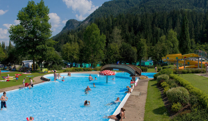 Camping am Waldbad - Dellach in de Drauvallei